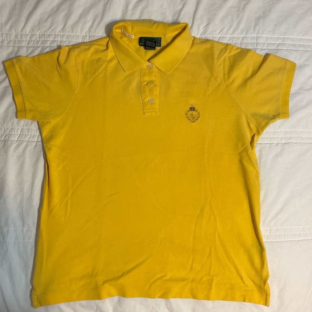 Timeless Ralph Lauren Yellow Polo Shirt